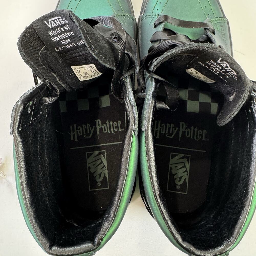 VANS X Harry Potter Morsmordre Sk8-Hi Mens Sz 7/Wmn's 8.5 Platform Skate Shoes - Picture 9 of 10